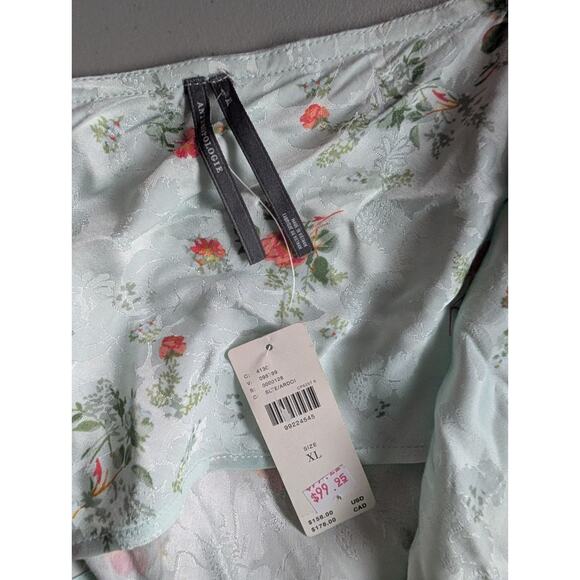 NWD By Anthropologie The Tilda Slip Maxi Dress Printed Edition Sz XL Slate 8C506 - Picture 6 of 13